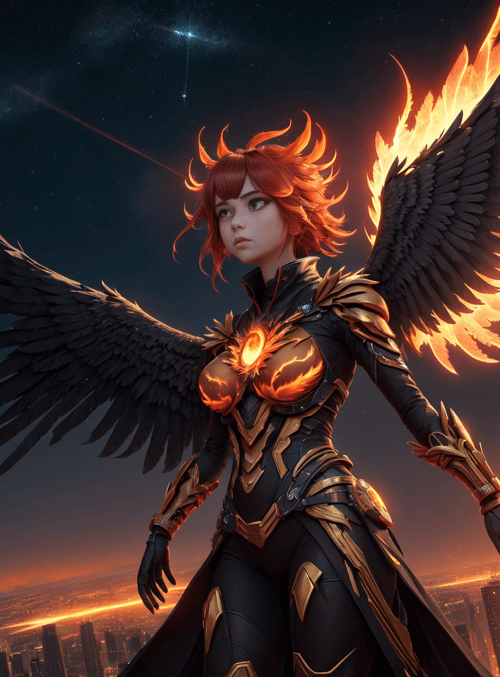 angel, warrior, woman