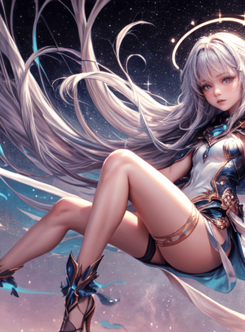 angel, fashion, cosmic