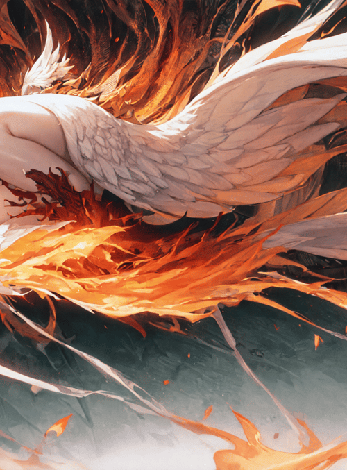 phoenix, dragon, wings
