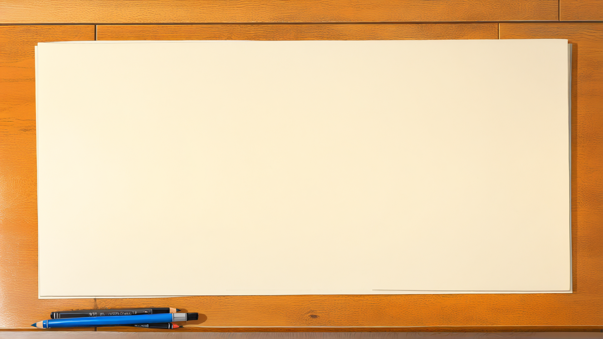 AI generated wallpaper featuring paper, pencil, marker