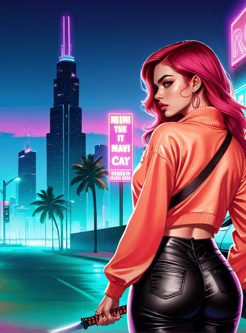 woman, cars, city
