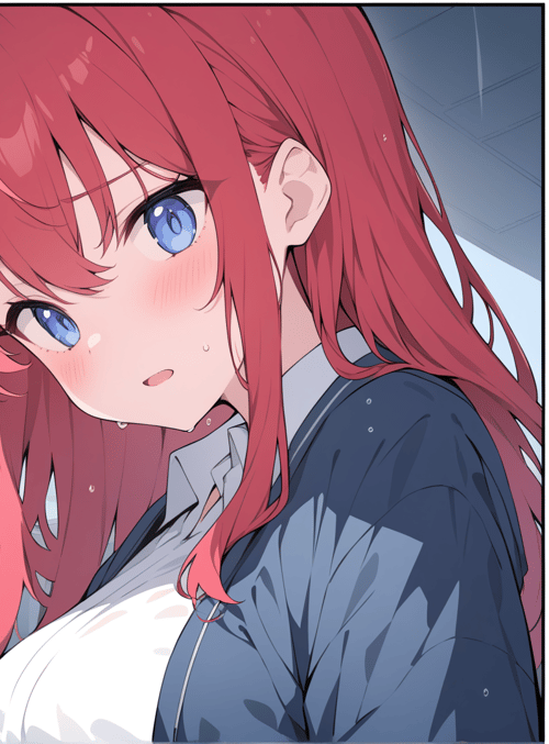 girl, school uniform, train