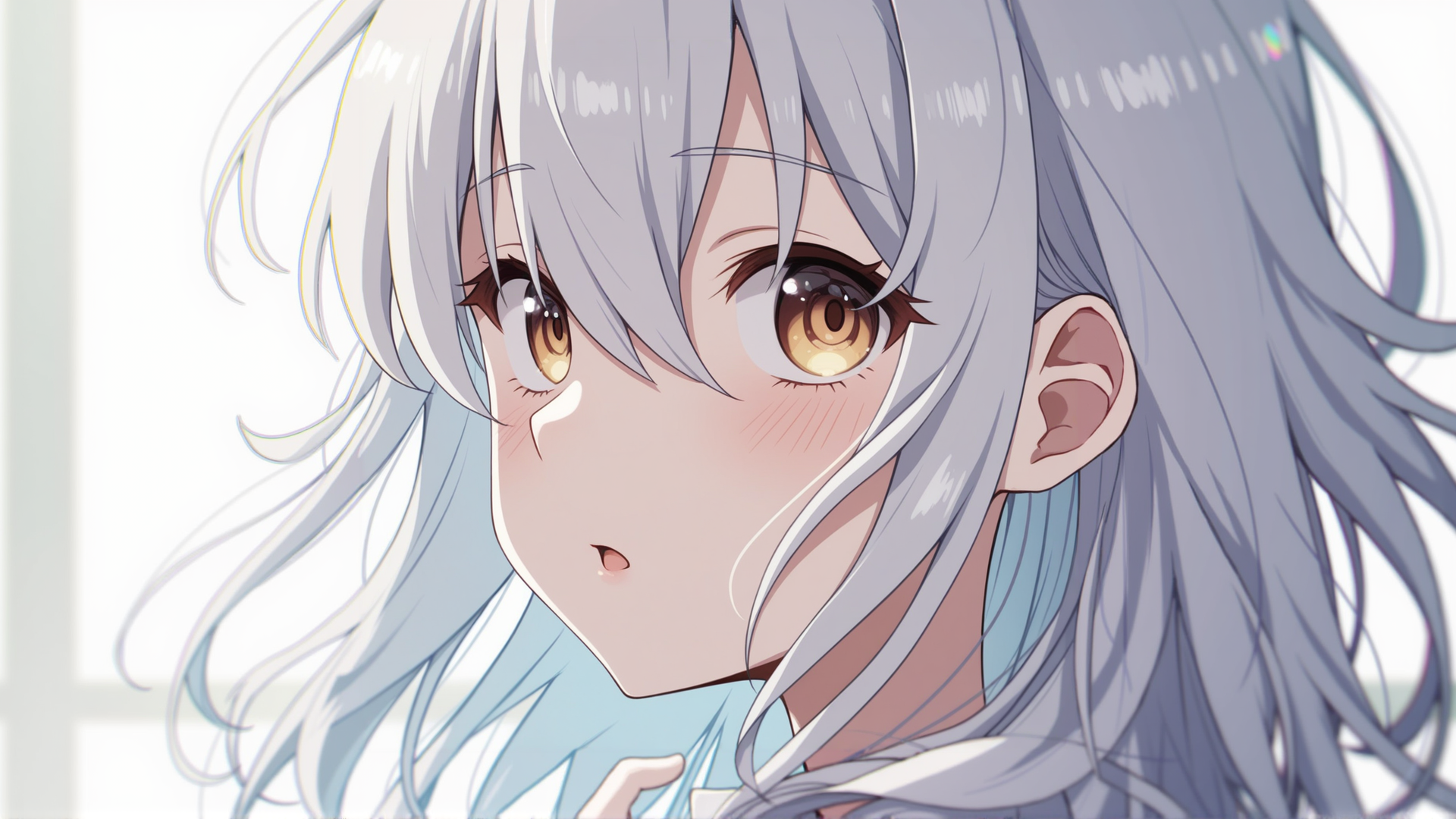 AI generated wallpaper featuring anime girl, girl, character