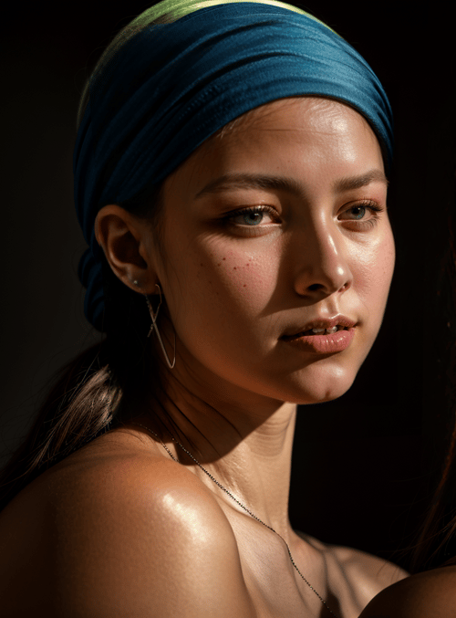 women, portrait, headband