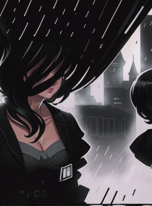 women, cityscape, light