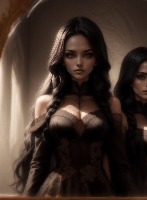 woman, mirror, reflection