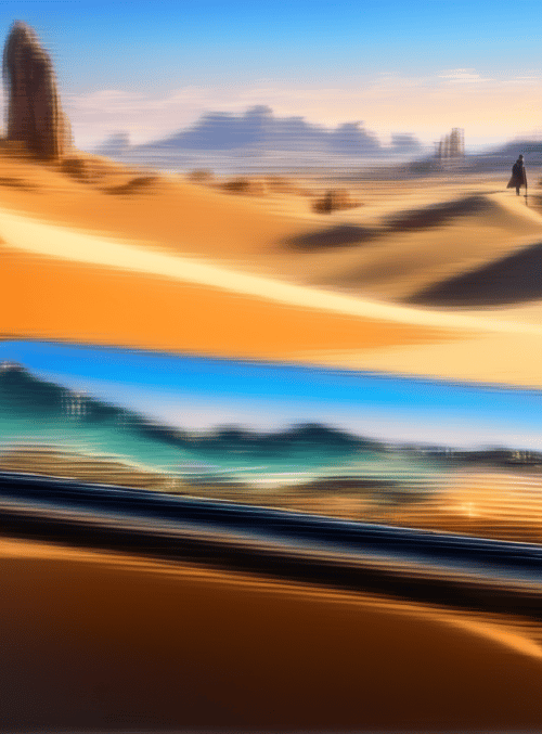 smartphone, desert, people