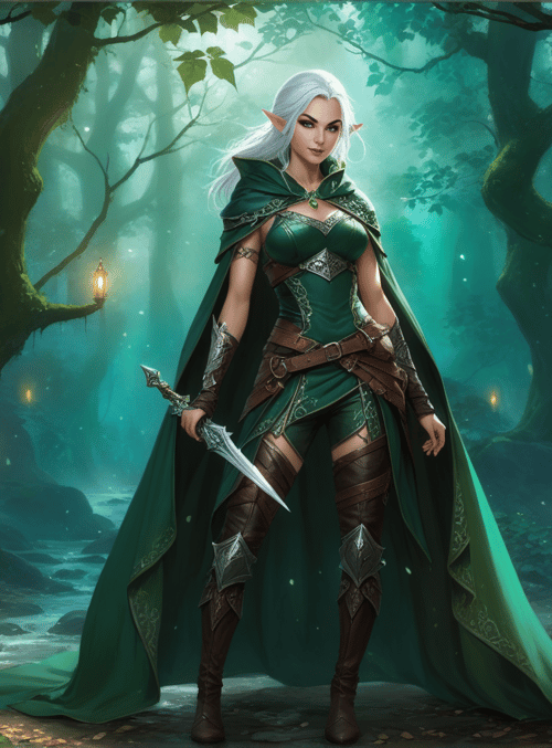 elf, warrior, sword