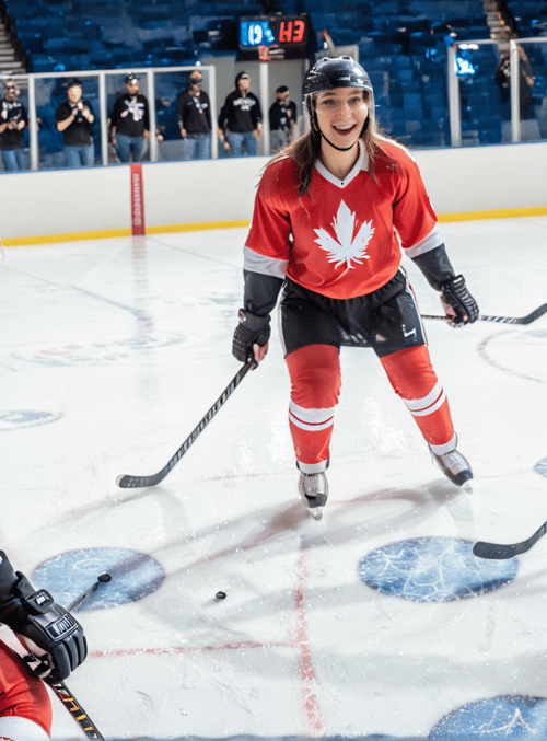 hockey players, ice hockey, team, players, sports, uniform, stick, helmet, rink, maple leaf