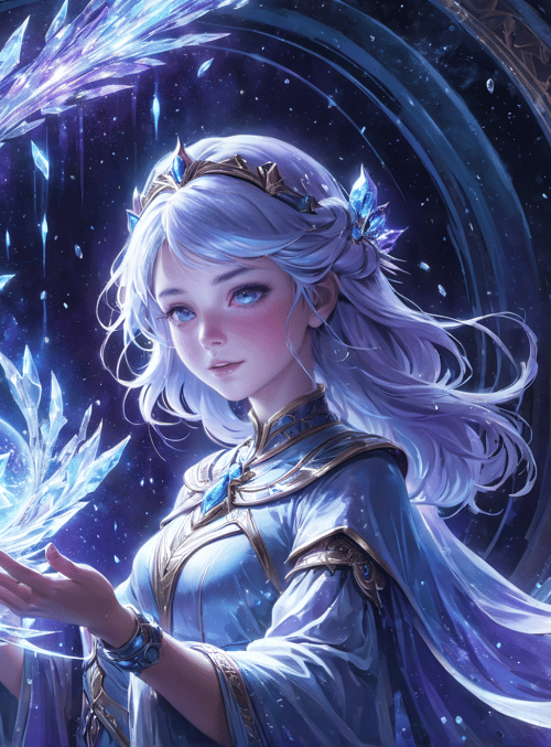 fairy, crystal, goddess