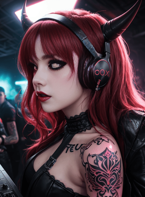 dj, demon, musician
