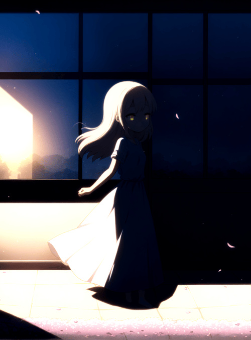 girl, window, sun