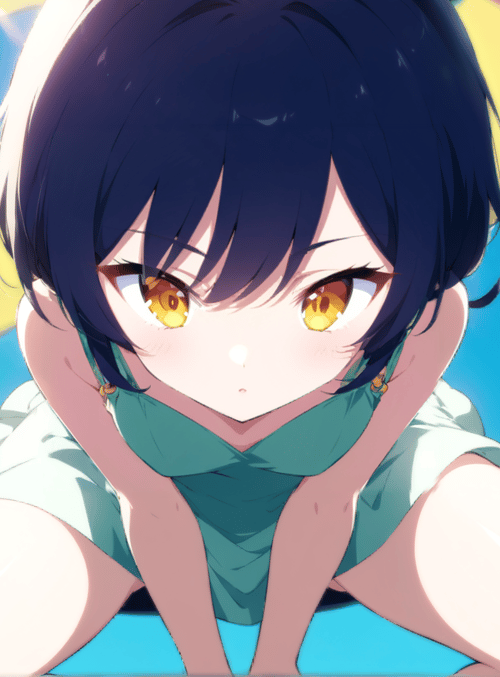 anime girl, character, portrait