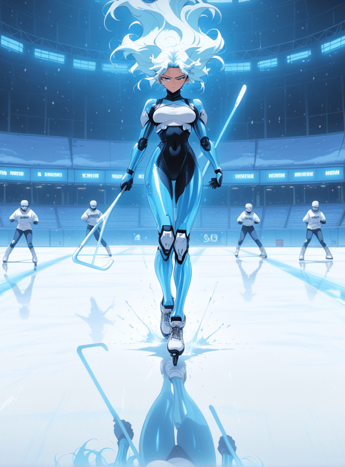 hockey player, figure, ice rink, players, ice, hockey stick, helmet, skates, squad, arena
