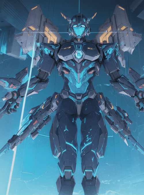 robot, mech, armor