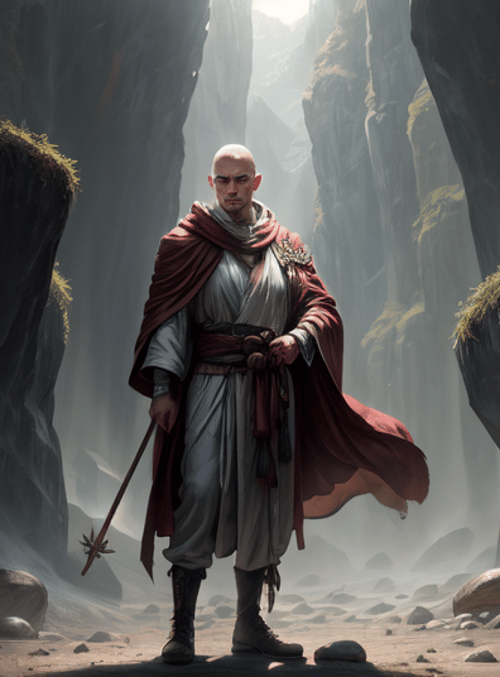 warrior, monk, swordsman
