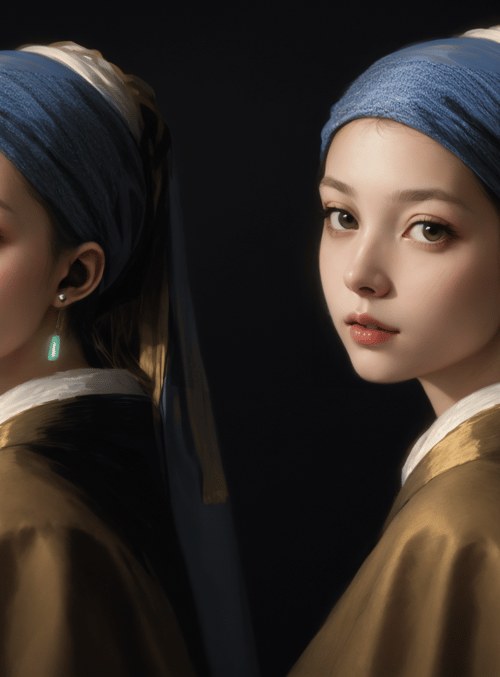 girl, woman, portrait