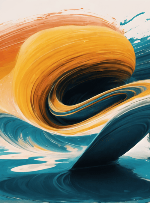 wave, abstract, water