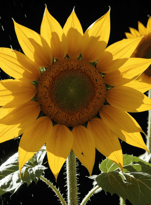 sunflower, flower, plant