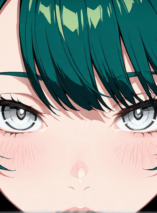anime girl, headphones, hair, eyes