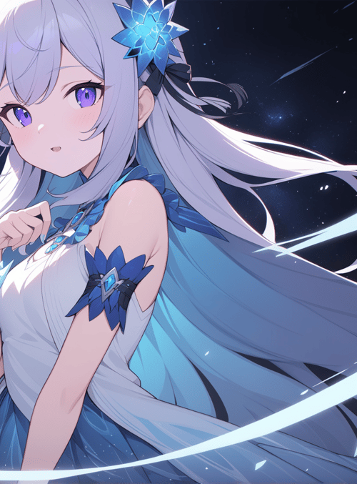girl, anime, character
