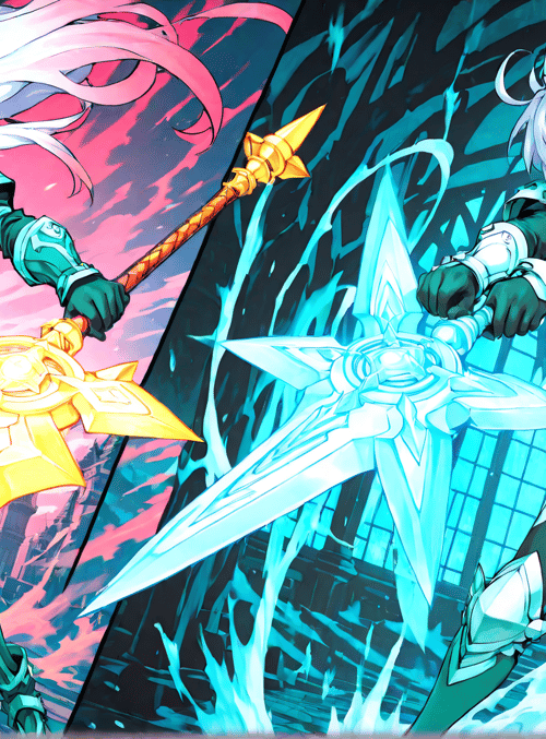 anime girl, sword, armor