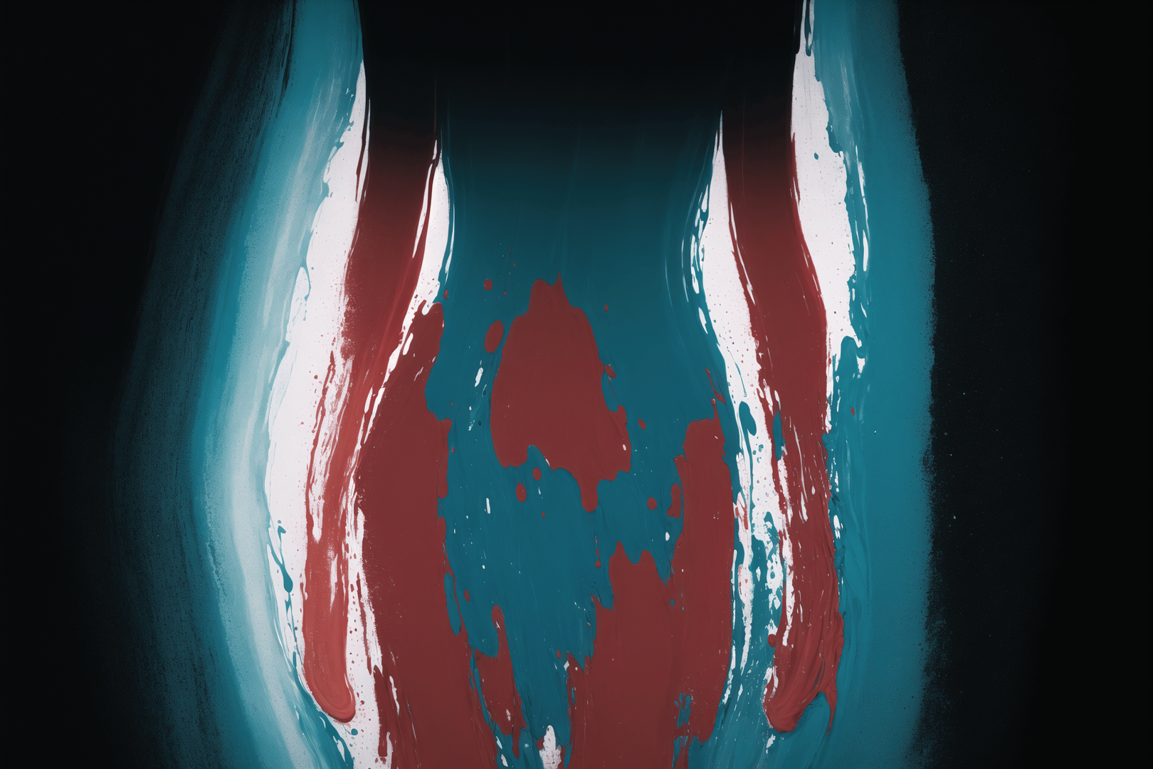 AI generated wallpaper featuring abstract, paint, splash