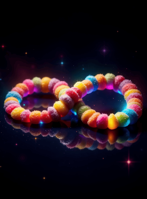 bracelet, gummy, sweets