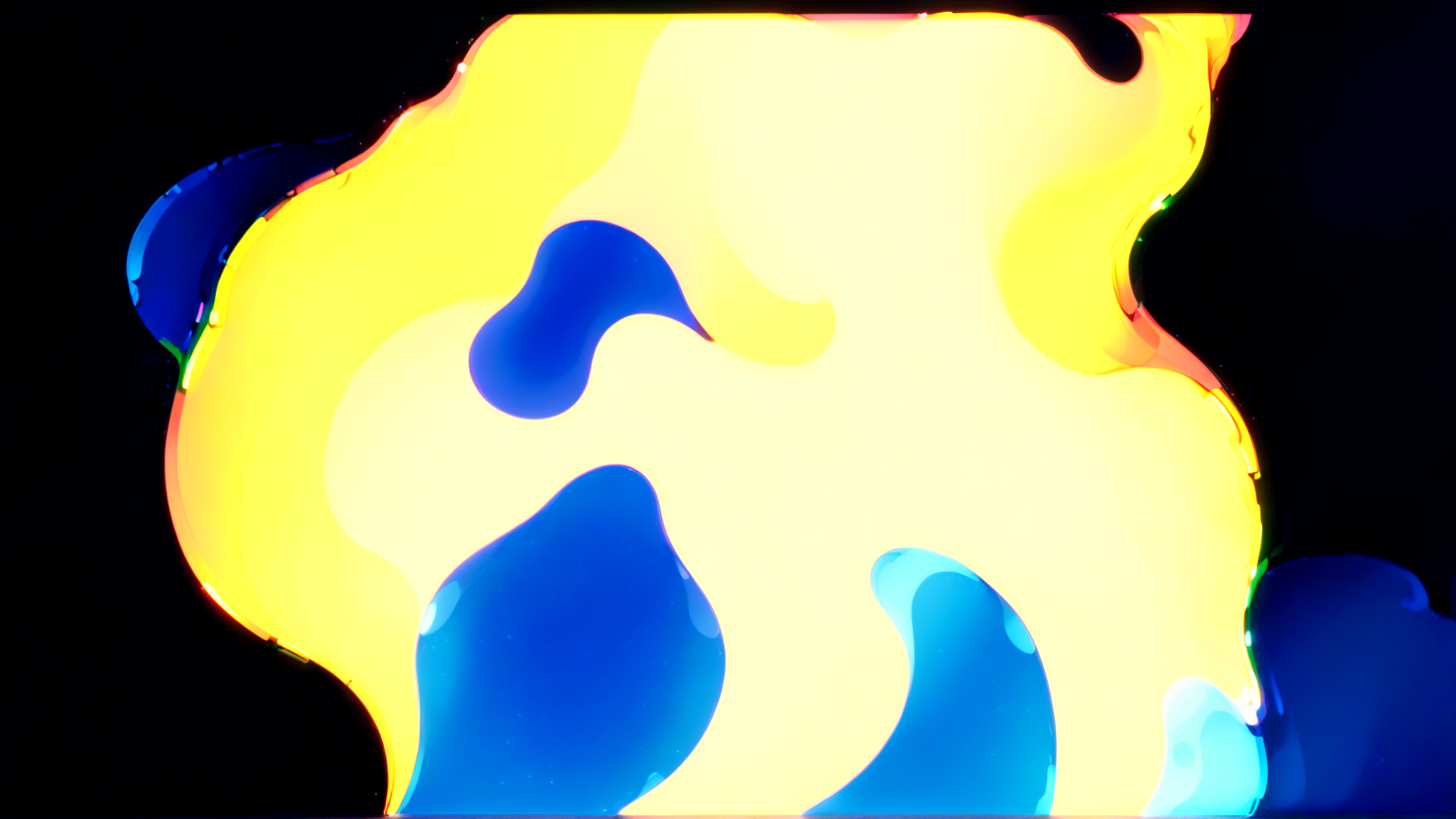 AI generated wallpaper featuring abstract, shape, fluid
