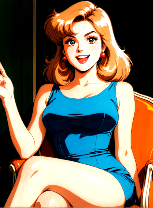 woman, cigarette, chair, table, glasses, box, poster, dress, earrings, smoke