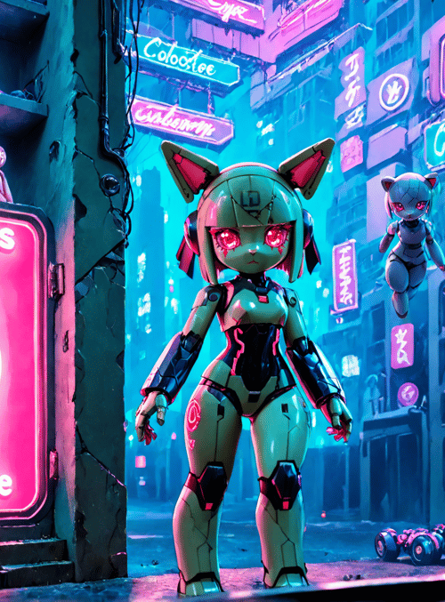 robot, cyberpunk, doll