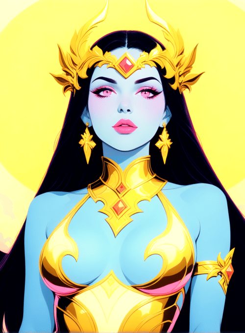 goddess, queen, deity