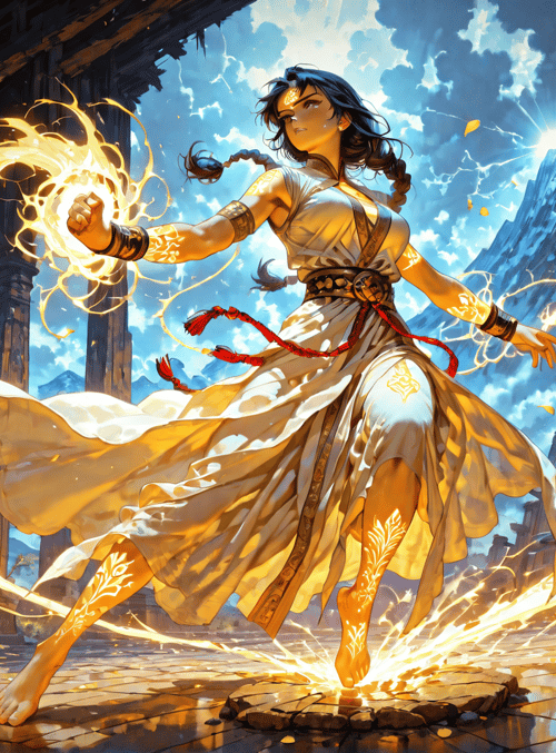 woman, magician, ancient