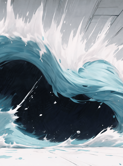 wave, water, void