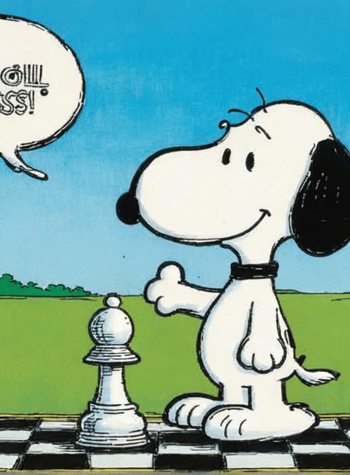 snoopy, chess, pawns