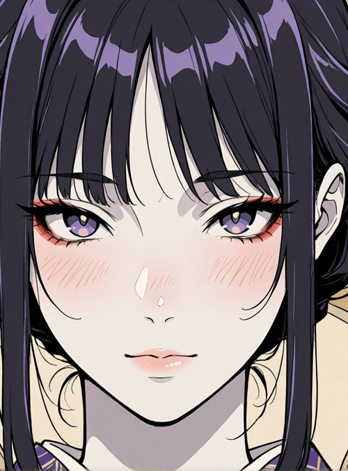 woman, anime, character