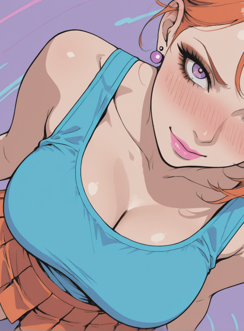 woman, character, anime