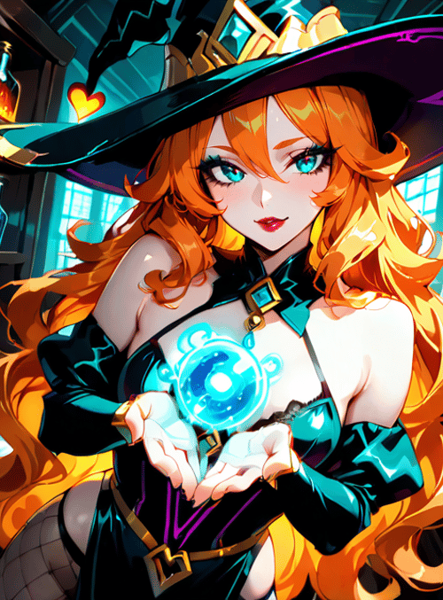 witch, woman, magic, bottle, heart