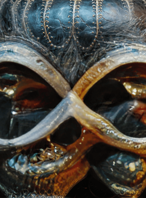 skull, infinity symbol