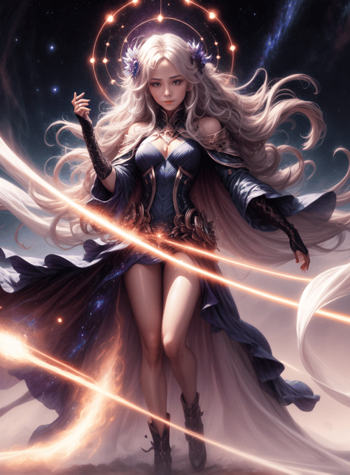 woman, cosmic, goddess