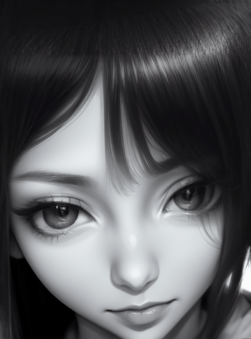 girl, hair, eyes