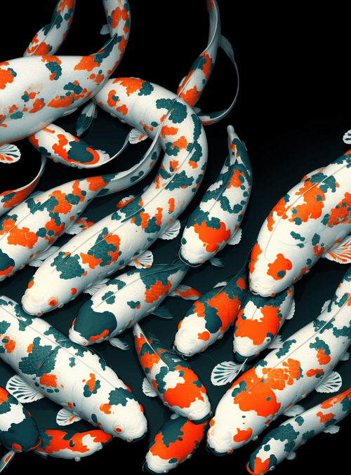 koi fish, fish, carp, swimming, aquatic