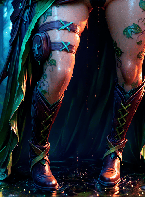 legs, boots, tattoo