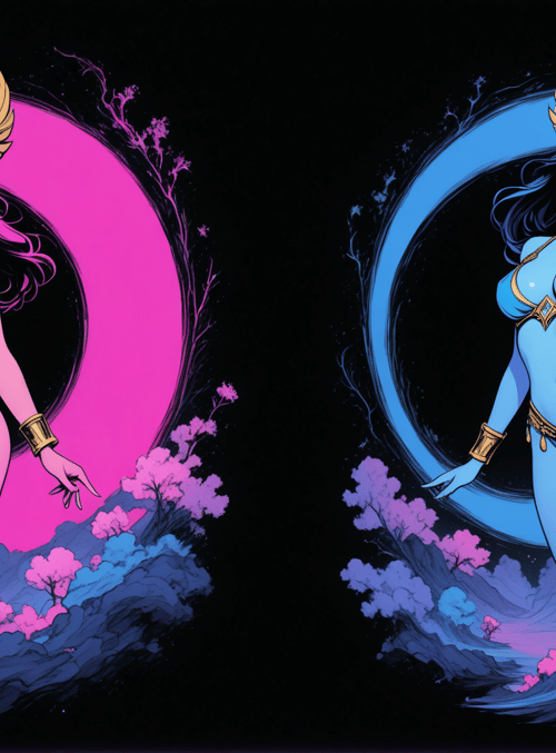 goddess, lunar, moon