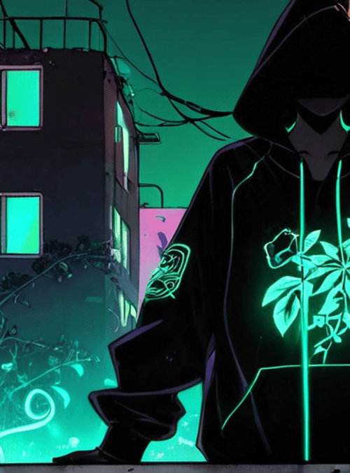hoodie, urban, silhouette