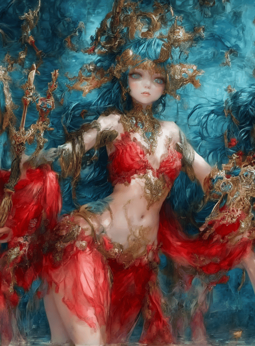 nymphs, females, mermaids