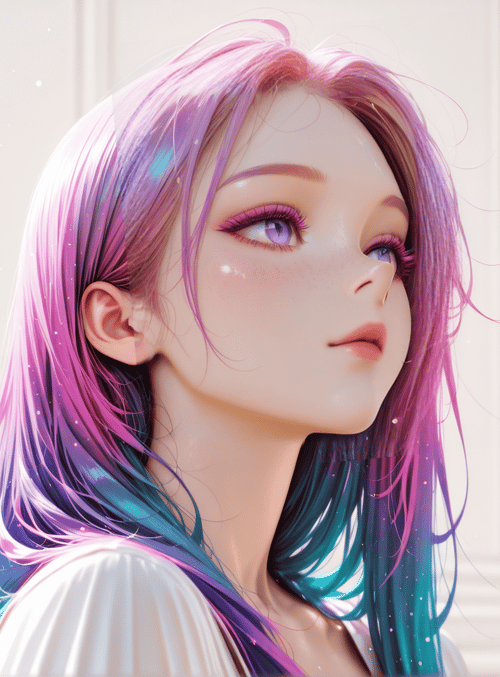 woman, hair