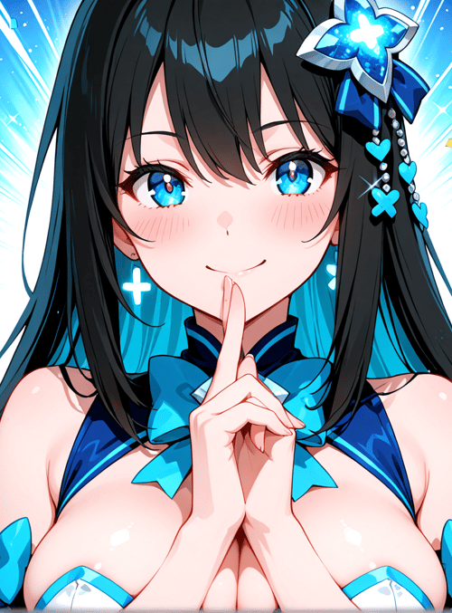 anime girl, celestial, bikini