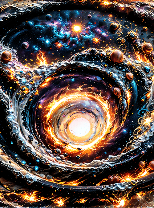 galaxy, universe, space