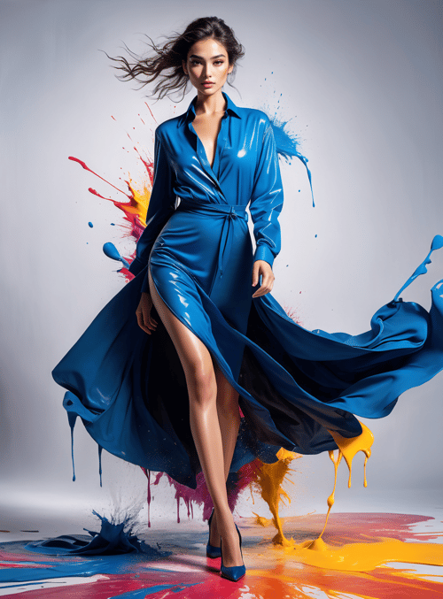 woman, dress